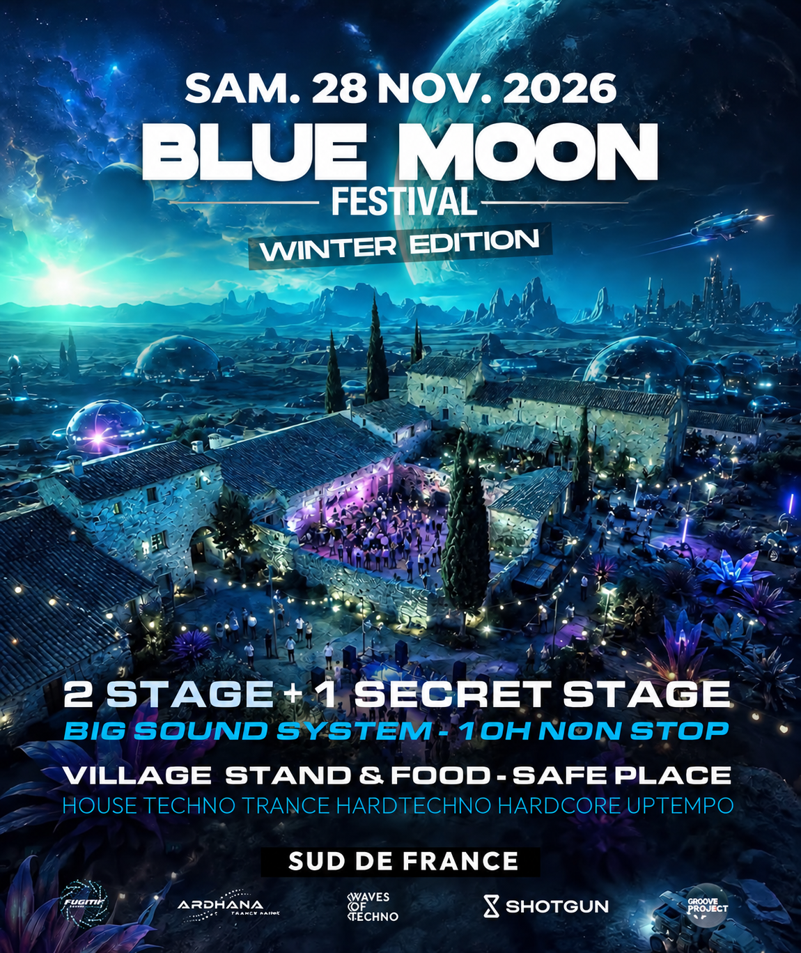 Blue Moon Festival — Winter Edition, samedi 28 novembre 2026