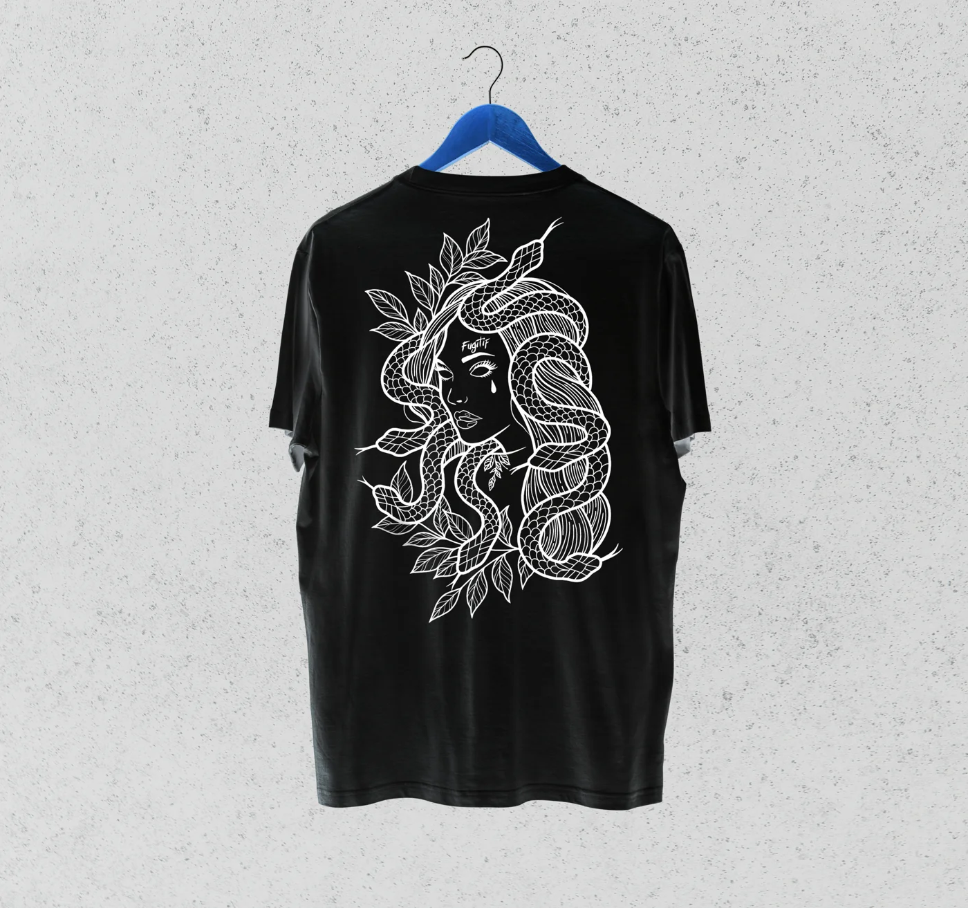 Tee-shirt Méduse — Noir — Dos