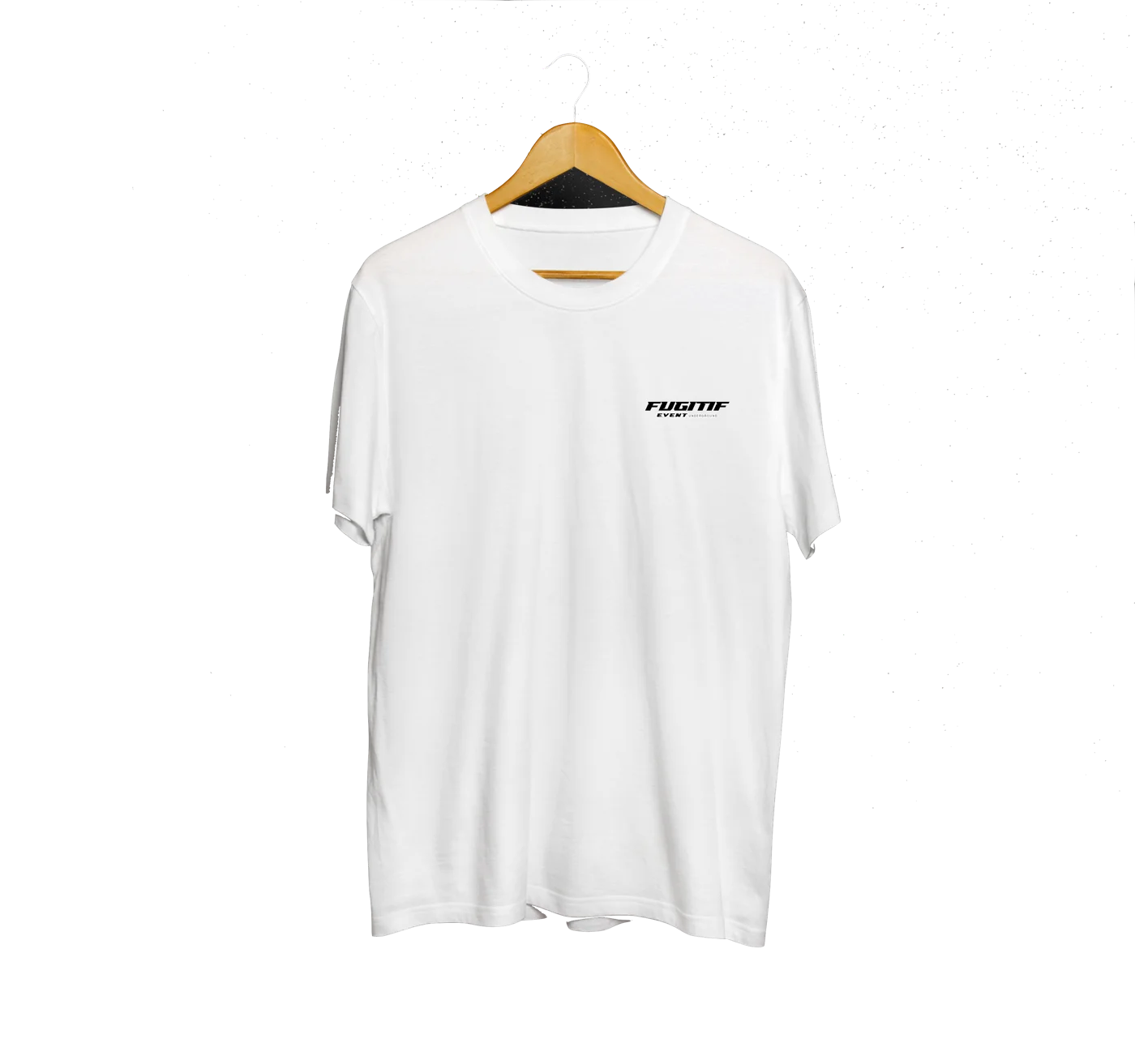 Tee-shirt Fugitif — Blanc — Face