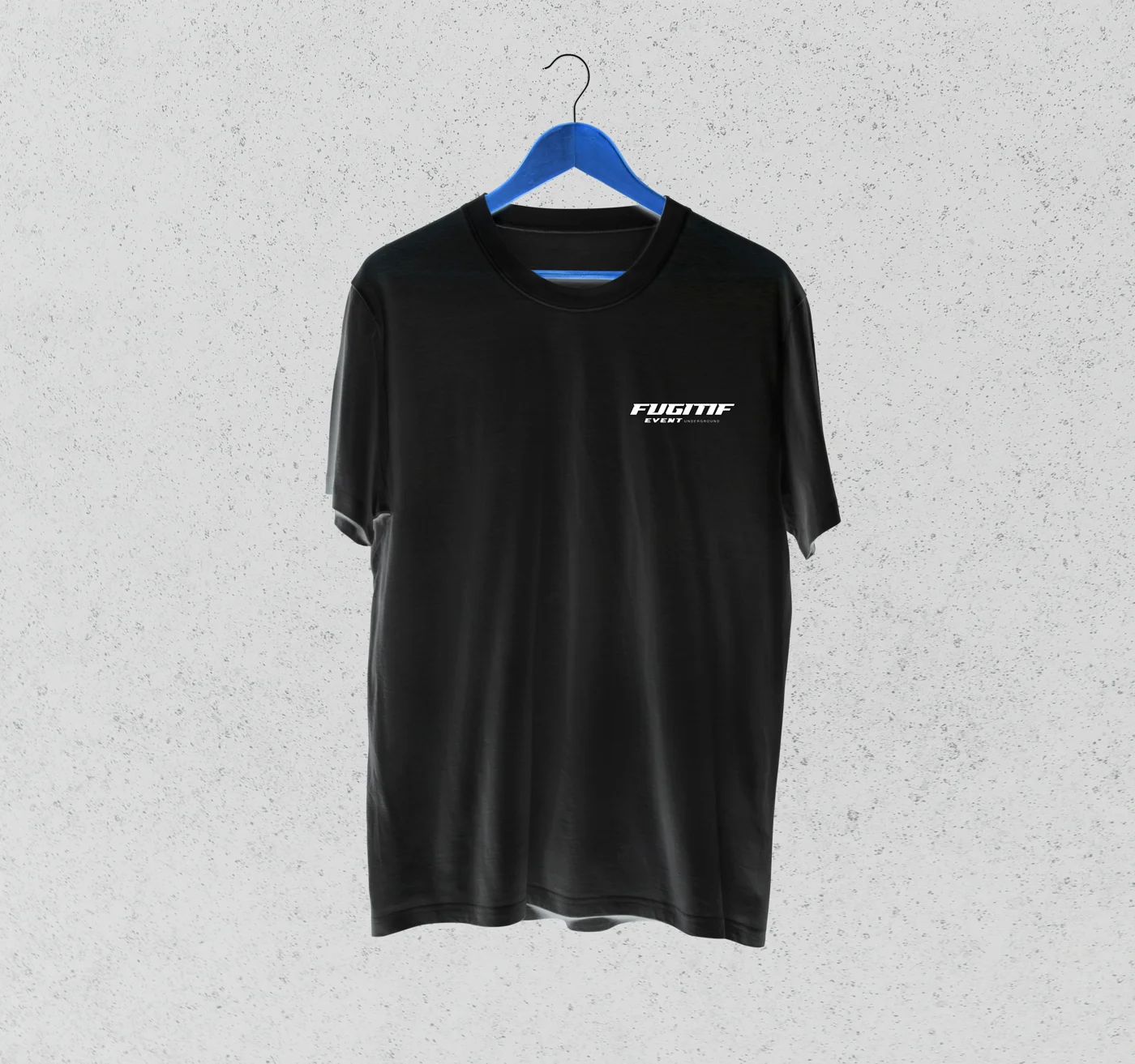 Tee-shirt Fugitif — Noir — Face